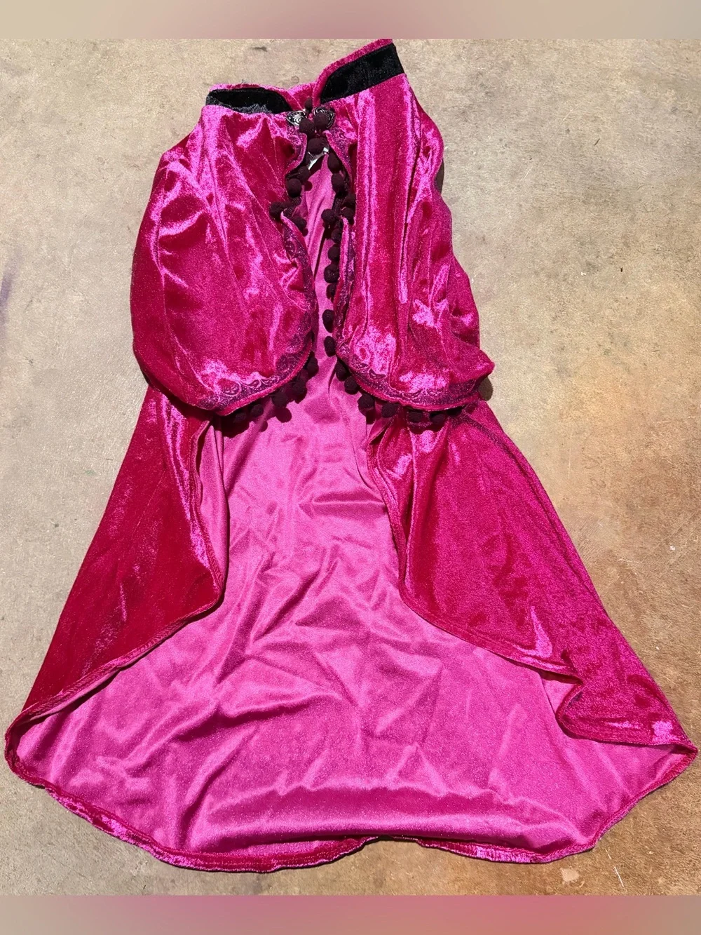 Disney Frozen Princess Anna Velvet Costume Cape | Size M (7-8)